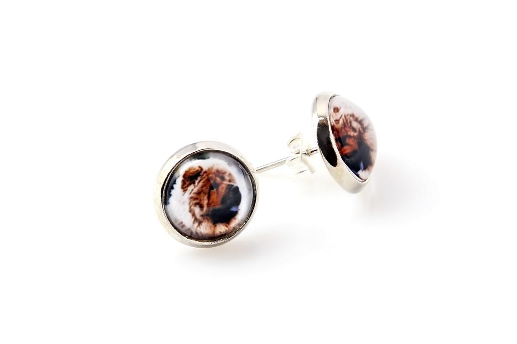 Chow Chow – Earrings your photo handmade, own photo | Art-Dog
