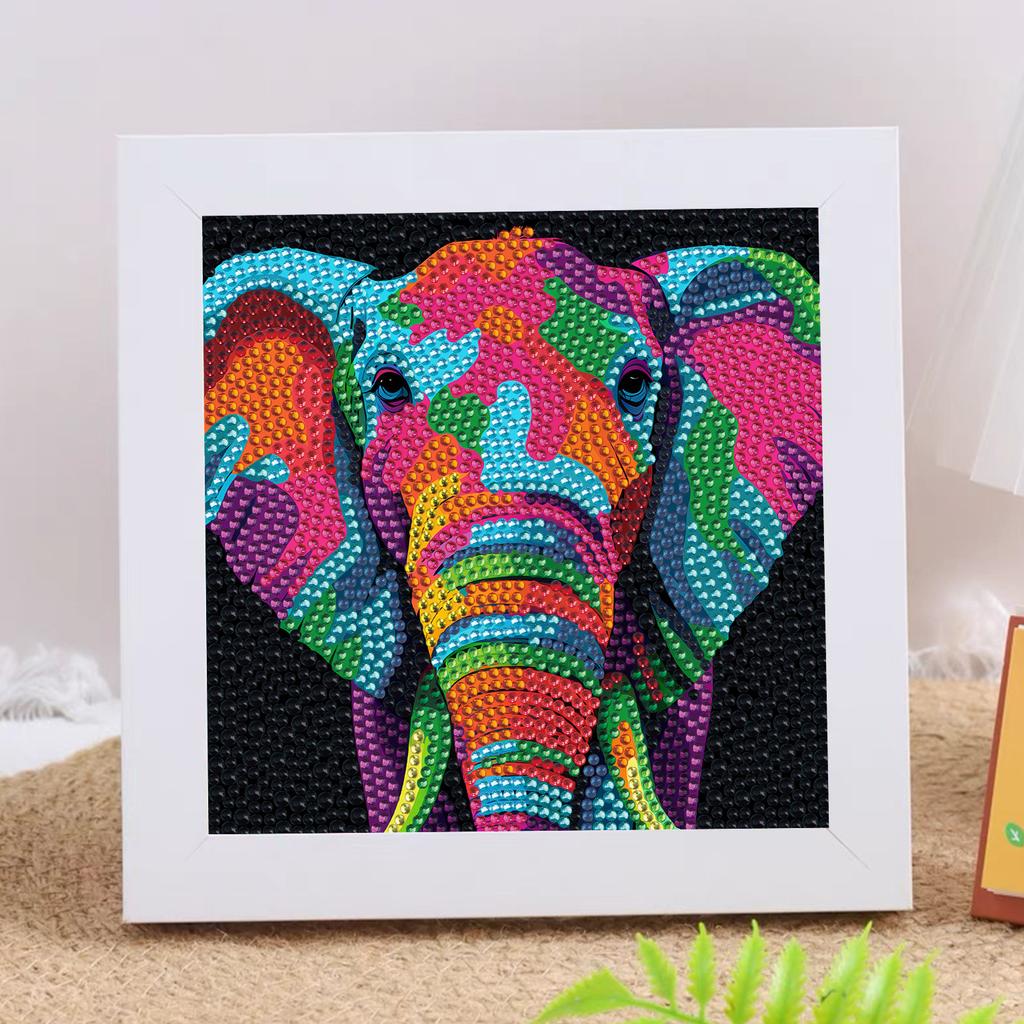 Новая DIY Алмазная Живопись Фоторамка из Массива Дерева Шкатулка Алмазная Наклейка Сова Мультяшная Ручная Алмазная Живопись