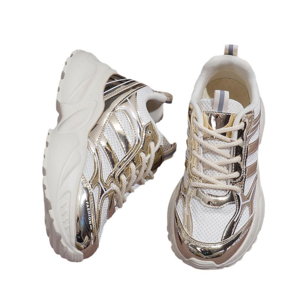 Новые дышащие и удобные низкие спортивные и повседневные туфли в сочетании цветов, модный зеленый комплект шнурков, женские туфли, кроссовки для папы