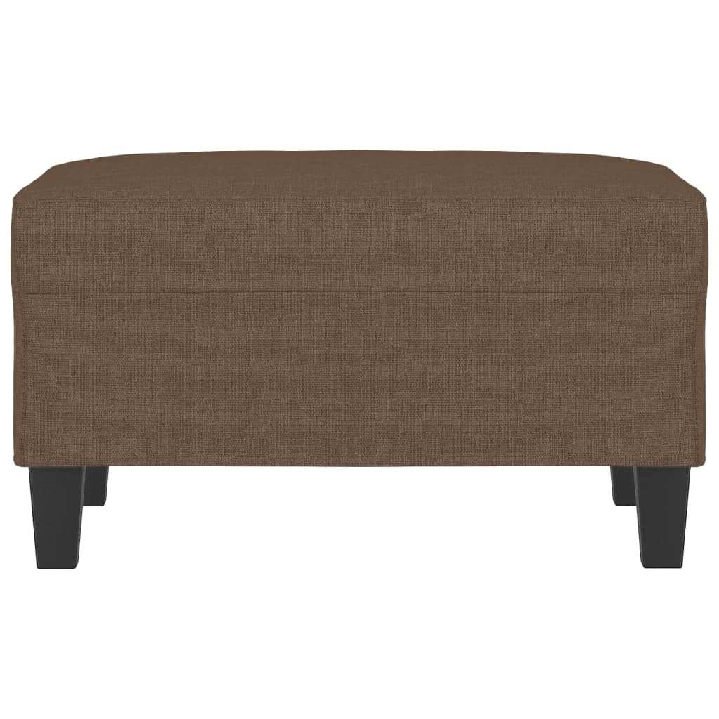 Footstool Brown 70x55x41 cm Fabric