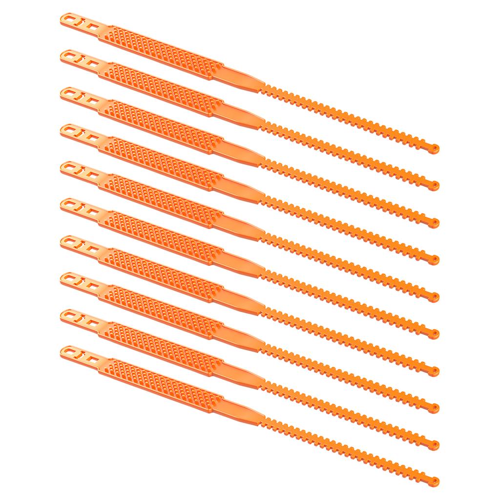 10pcs TPU Anti-Slip Tire Zip Ties for Pickup Trucks SUVs Reusable Winter Safety Chains Snow Chains for Winter Driving Muddy Road