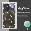 Градиентная желтая роза для Samsung S25 S25 Edge S25Ultra S8 9 10 20 S21 Pro 22 Plus S23 FE S24 Ultra Magsafe стеклянный чехол для телефона
