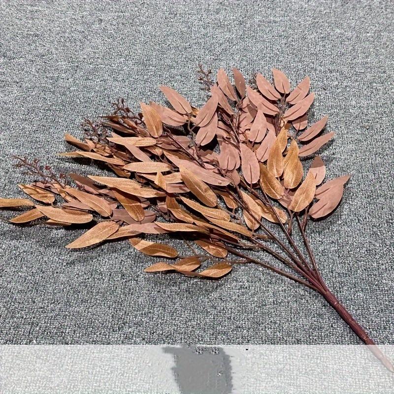 Искусственная ивовая ветвь с 5 отростками, пластиковая искусственная зелень для свадебного и помолвочного декора, цветочная композиция, искусственные уличные цветы