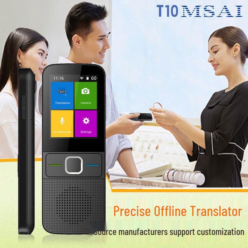 Многоязычные портативные наушники-переводчики: Оффлайн Языковое Умное Туристическое Устройство