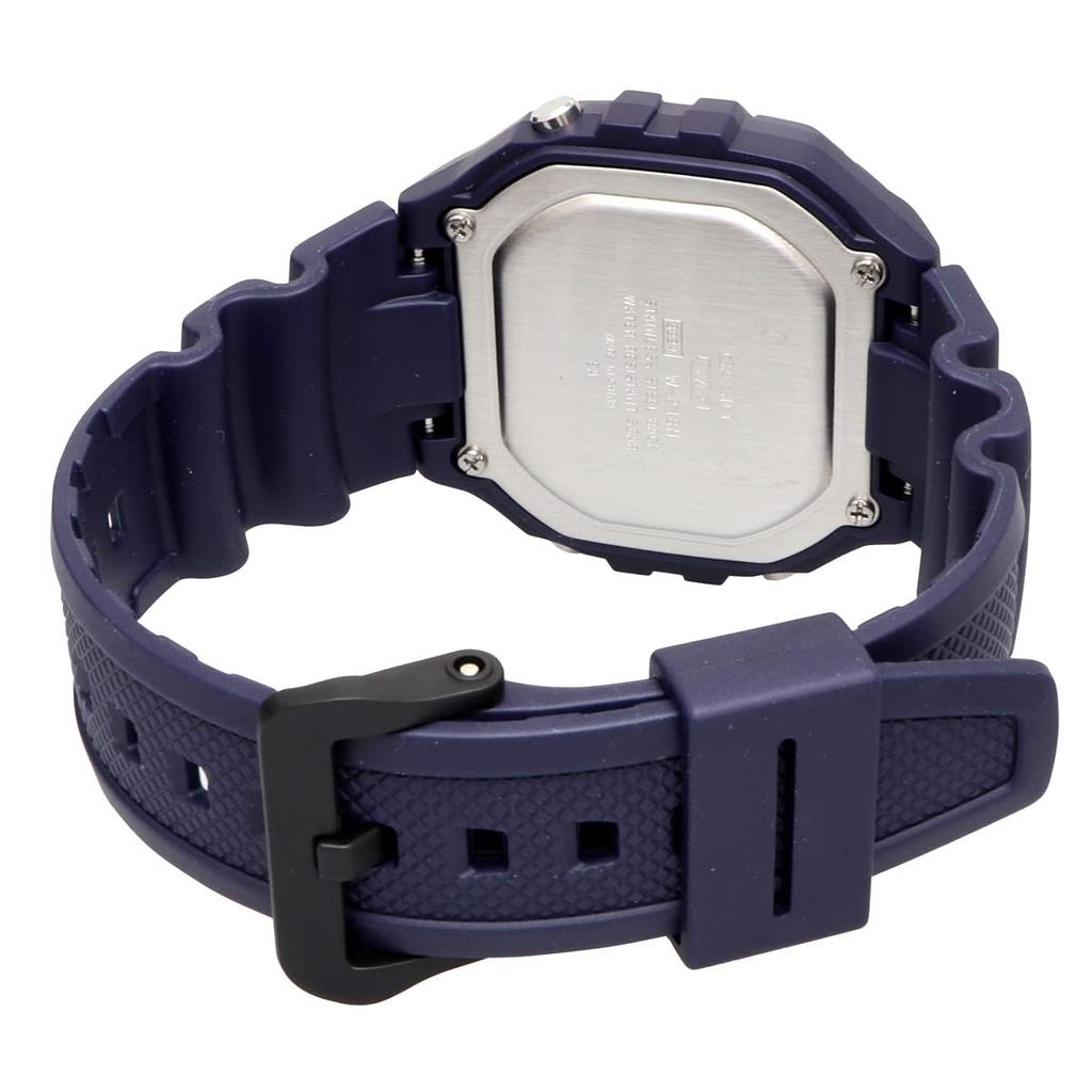 Casio Стандартные цифровые часы W-218H-2AV унисекс | Военно-морской флот | Доступная модель Casio Import