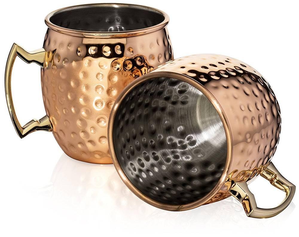 Кованая медная кружка «Московский мул» Пивная чашка Кофейная чашка Кружка Медная чашка