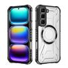 CD Magnetic Design Heavy Duty Hard HD Clear Back Cover For Infinix Hot 50 Pro+,Rugger Armor Hard PC TPU Case
