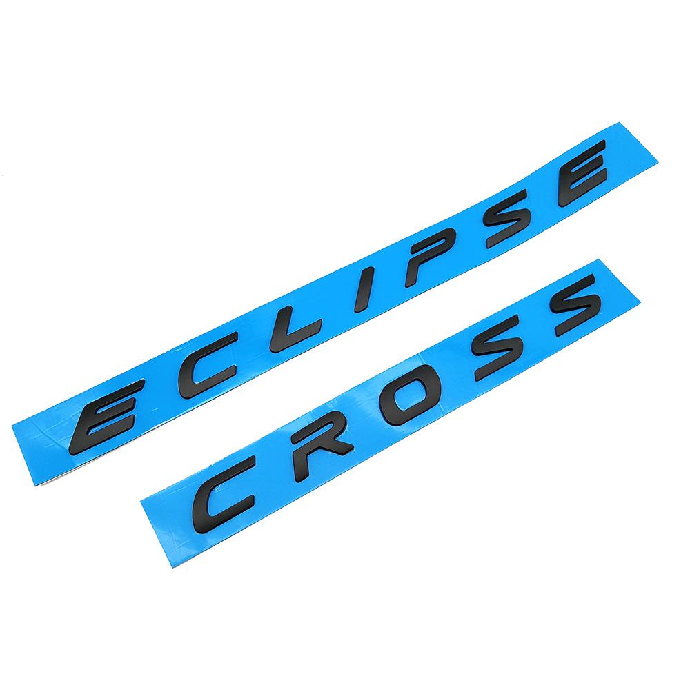 cyhk7 ABS Car Front Hood Sticker Emblem Decorative Badge for Mitsubishi ECLIPSE CROSS Logo Vehicle Tail Modified Decal Accessories
