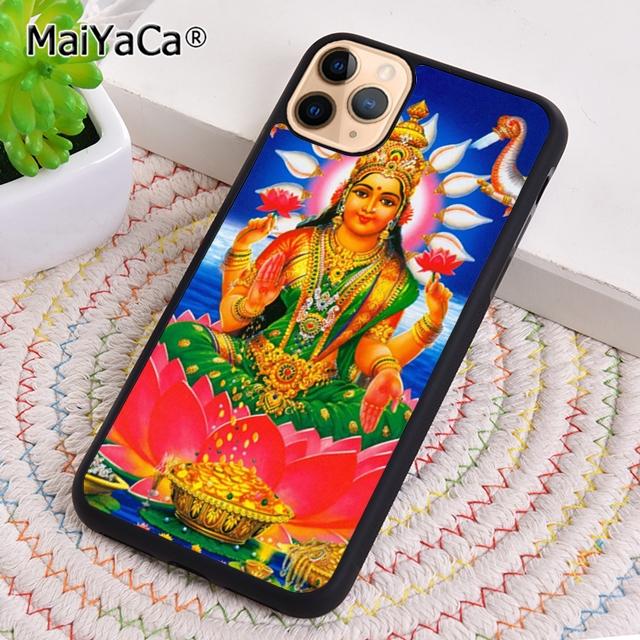 MaiYaCa Lakshmi Hindu Goddess Phone Case Cover For iPhone 17 Air 13 14 16 16e 15 pro max plus 11 12 shell coque