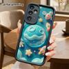 Phone case: 2D flat design suitable for Samsung Galaxy A34 A35 M05 M06 S20 S22 S21 FE Plus 5G protective case, space planets, perfect Christmas and Ha