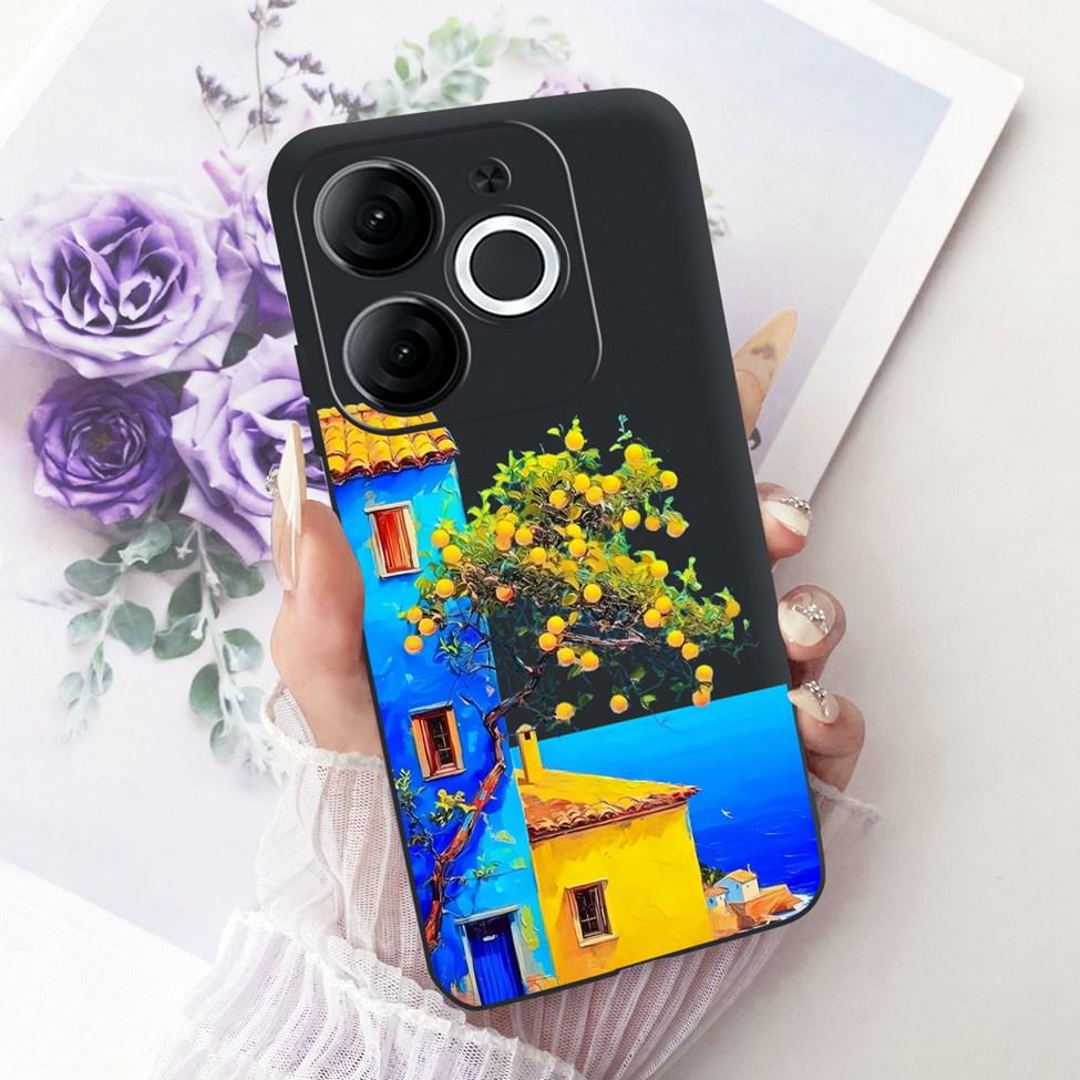 Чехол для ITEL A80 Силиконовый Чехол Милый Кот Модный Забавный Расписной Funda Для ITEL A671L A671LC Корпус Телефона