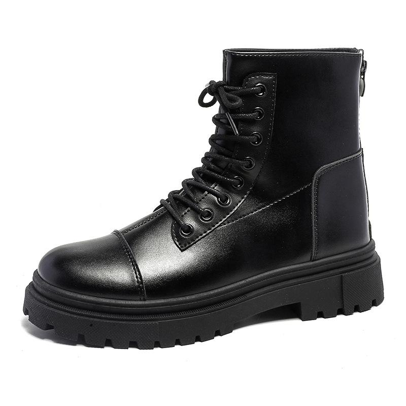 New Martin boots Men's platform locomotive boots British style men's boots Outdoor casual tooling boots