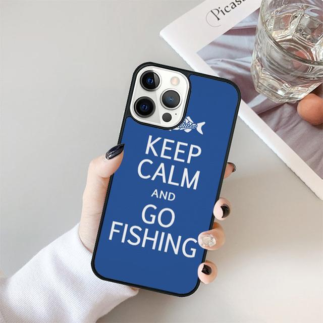 Fishing Box Carp Fishing Coque Shell For iPhone 17 Air 15 16 14 13 12 Pro Max 11 Pro Max Plus Phone Case Cover