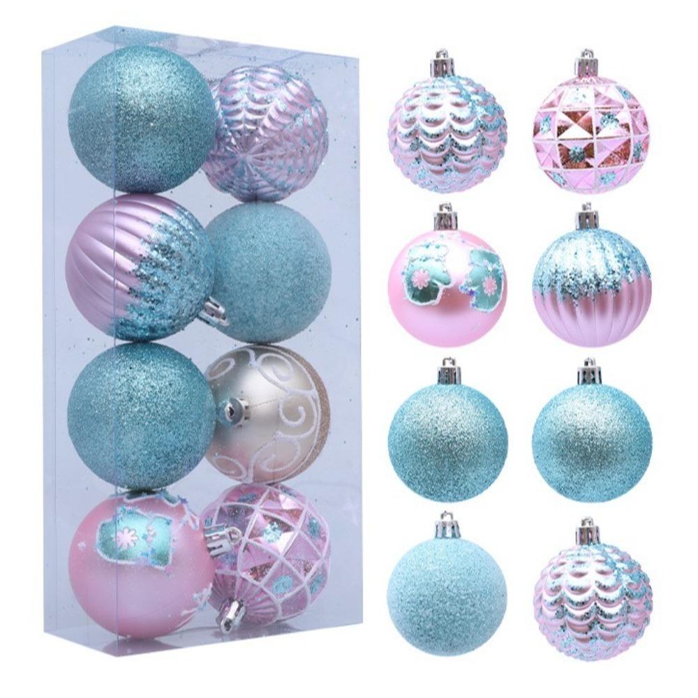 Гальванизированный Рождественский Подвесной Шар Небьющийся Украшение для Рождественской Елки Фотореквизит