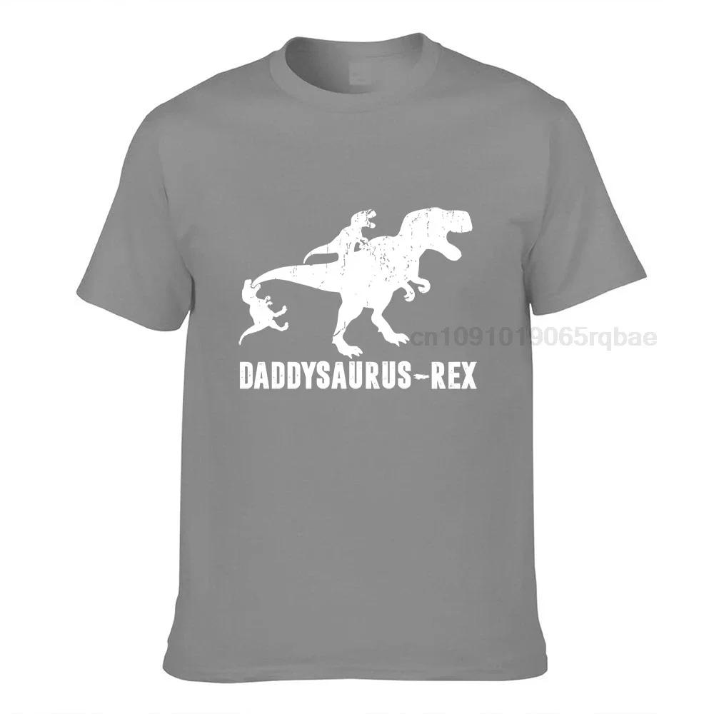 Fathers Day Tshirt Daddysaurus 2 Kids Unisexs Fun Gift Novelty Shirt Cotton Casual Unisex T Shirt Unisexs Tee Shirts Tops