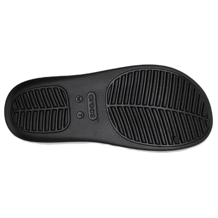 Crocs Нескользящие, износостойкие, бесшумные тапочки-слайдеры Женские Черные 209409-001