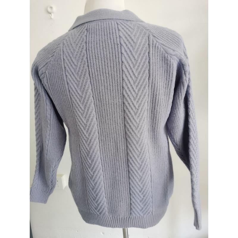 Men's Slim Fit Fashion Collar Knit Sweater