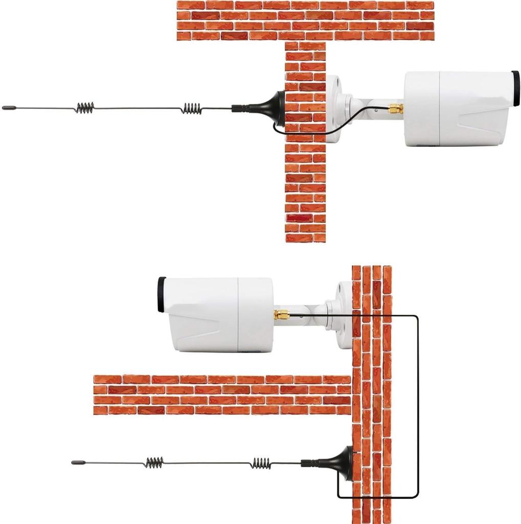 YESKAMOO WiFi антенна 7Dbi усилитель антенны для IP камер 3 м WiFi удлинительный кабель WIFI антенна Беспроводная LAN антенна разъем магнитное основание