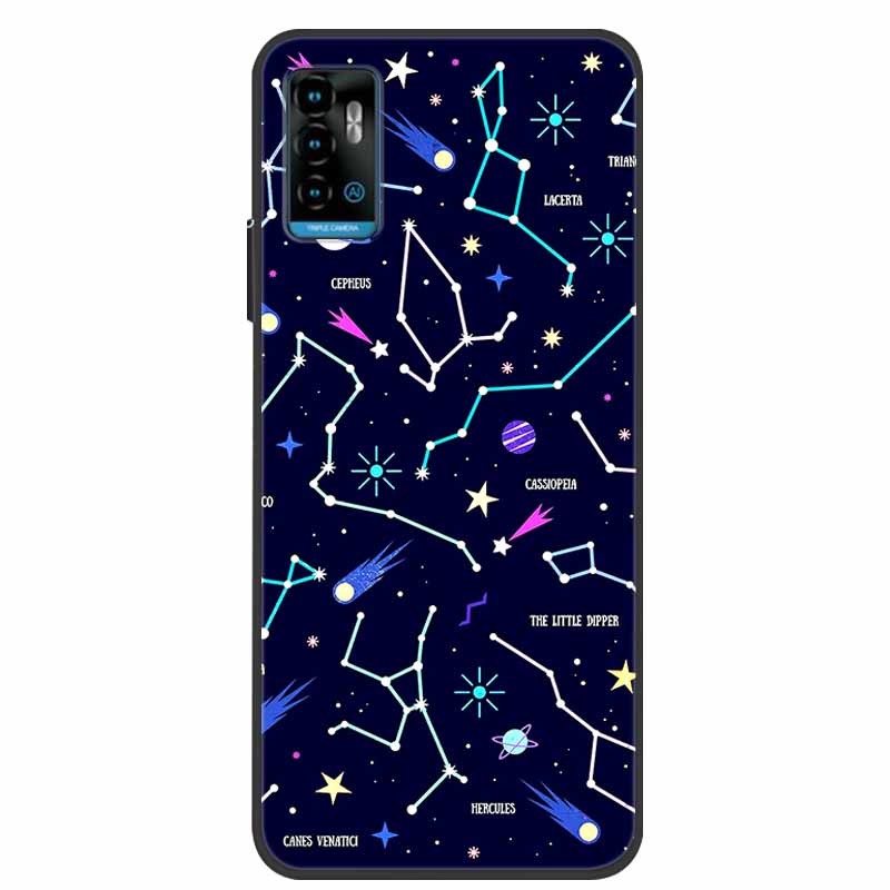Чехол для ZTE Blade A71 Ударопрочный Мягкий силикон ТПУ Задняя крышка Для ZTE BladeA71 Чехлы для телефона Для ZTE Blade A 71 2021 Милый мультяшный