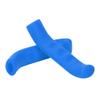 1Pair Folding Bicycle Mountain Bike Handlebar Silicone Anti Skid Grip Cover (Blue)