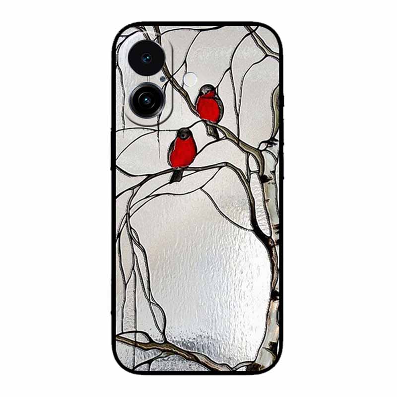 3D Тисненый Чехол Для iphone 17 2025 Чехол Для Телефона Coque Цветы Черный Силикон Мягкая Задняя Крышка Для iphone 17 5G Чехол 6.3" Funda Оболочка