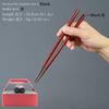 Kasyou Studio Urushi Kenko Noto Hiba Black Specification Gift Box A traditional craft finished by artisans in Wajima and Kaga These unique chopsticks