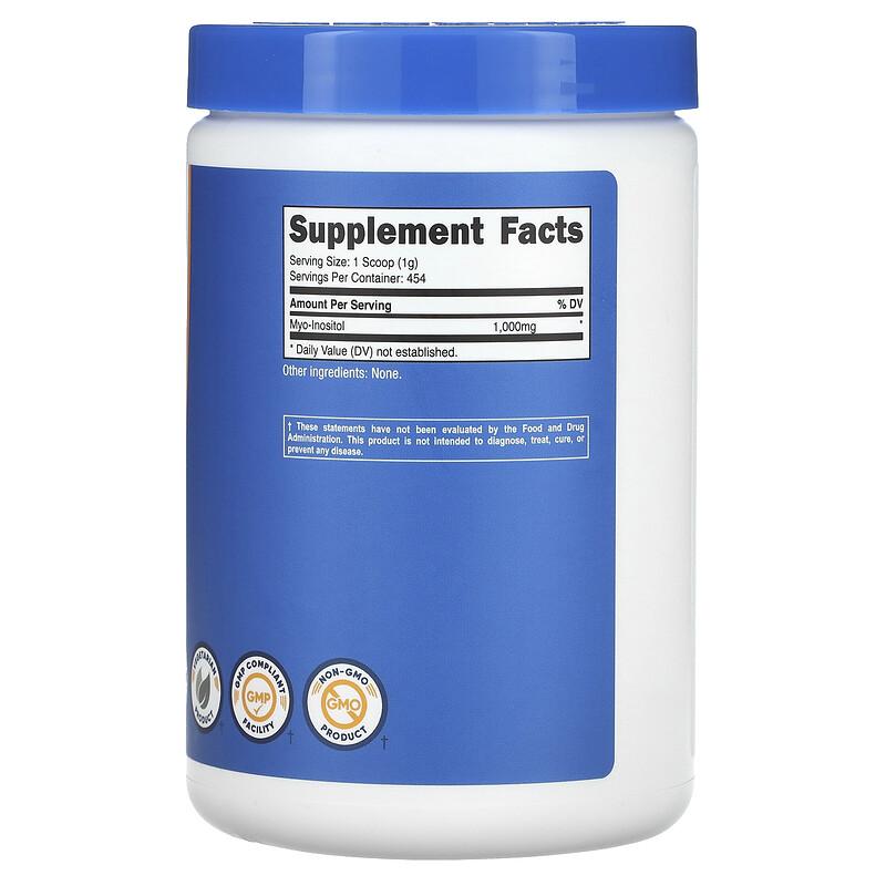 Inositol, Unflavored, 16 oz (454 g)