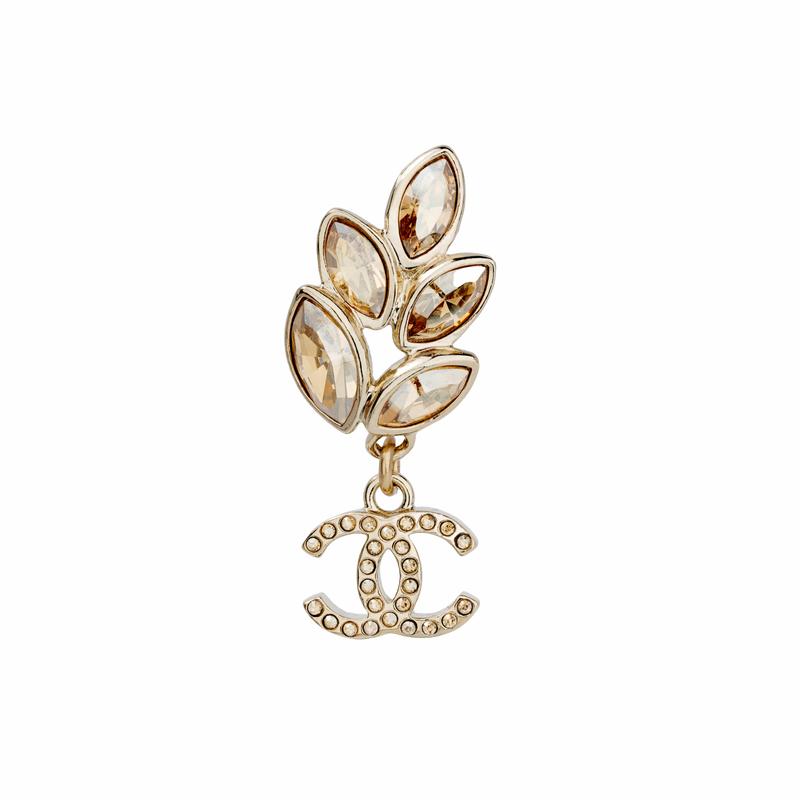 Chanel Модные и универсальные серьги-колоски Металлические серьги для женщин