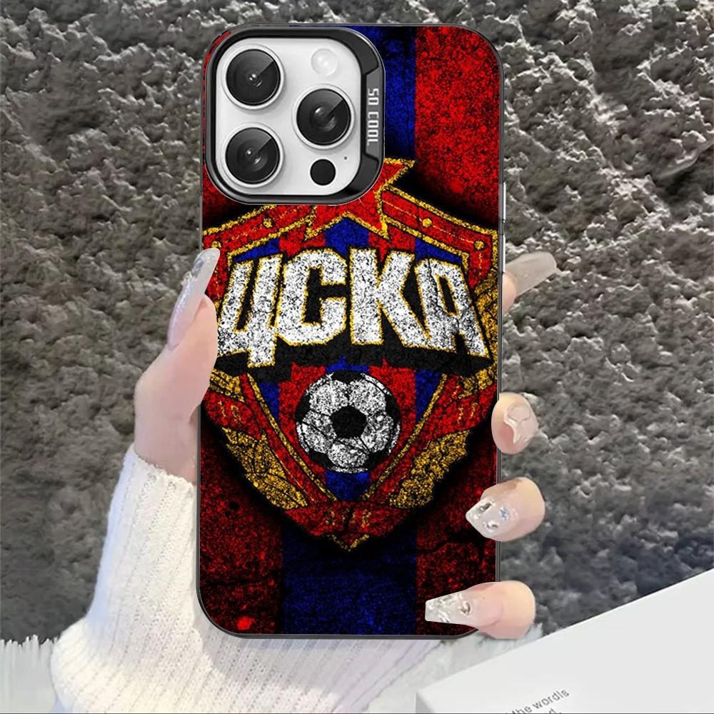 Hot Russia PFC CSKA Moscow Phone Case For IPhone 16 15 14 13 12 11 Pro Max X XR XSMAX 8 7 Plus Matte Shockproof Back Cover