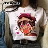 Japanese Anime Hanako Kun Women's T Shirt Short Sleeve Toilet Bound Cartoon TShirt Harajuku Summer T-shirt Female Goth