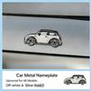 For MINI Cooper Metal Car Badge 3D Shaped Emblem Decal Universal for All MINI Models Waterproof Exterior Decoration