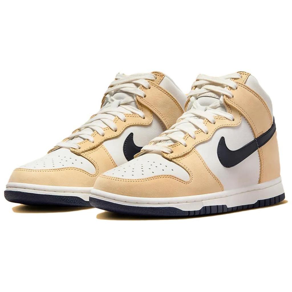 Nike Dunk High Premium Sesame Obsidian Women Sneakers Tan Sail DX2044-101