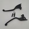 Пара левых и правых черных алюминиевых рычагов тормоза и сцепления для мотоцикла/скутера