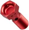 Kitaco 771-0502501 Aluminum Banjo Bolt (STD/Single/P1.25), Grom(GROM)/PCX/Dio 110/Cygnus X, Etc. Red