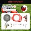 Electric Start Motor Kit for HONDA GX160 GX200 5.5HP 6.5HP Engine Flywheel Key Switch Box Conversion from Manual to Electric