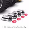 KTDJ9 4Pcs Car Accessories Car Tire Valve Cover Wheel Protection Dust Caps For Skoda VRS VII Octavia A2 A5 2 Superb Kodiaq Rapid Fabia