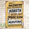 Винтажная польская юмористическая железная табличка Ретро Водонепроницаемый Пылезащитный Металлический плакат с настенным креплением для Бара Паба Кафе Дома