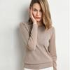 Round Neck Bottoming Shirt Sweater Women Short Long Sleeve Pullover Solid Color Knitted Sweater