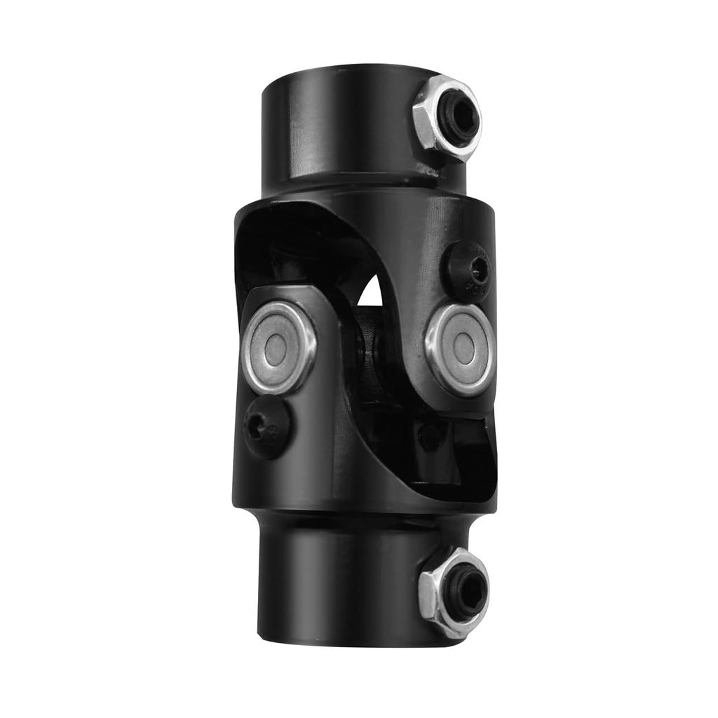3/4" DD X 3/4" DD U-образный шарнир Черный Одинарный рулевой вал Универсальный шарнир 35 градусов, Общая длина:83 мм
