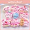 Cute Pink Pig Resin Accessories For Diy Jewelry Crafting