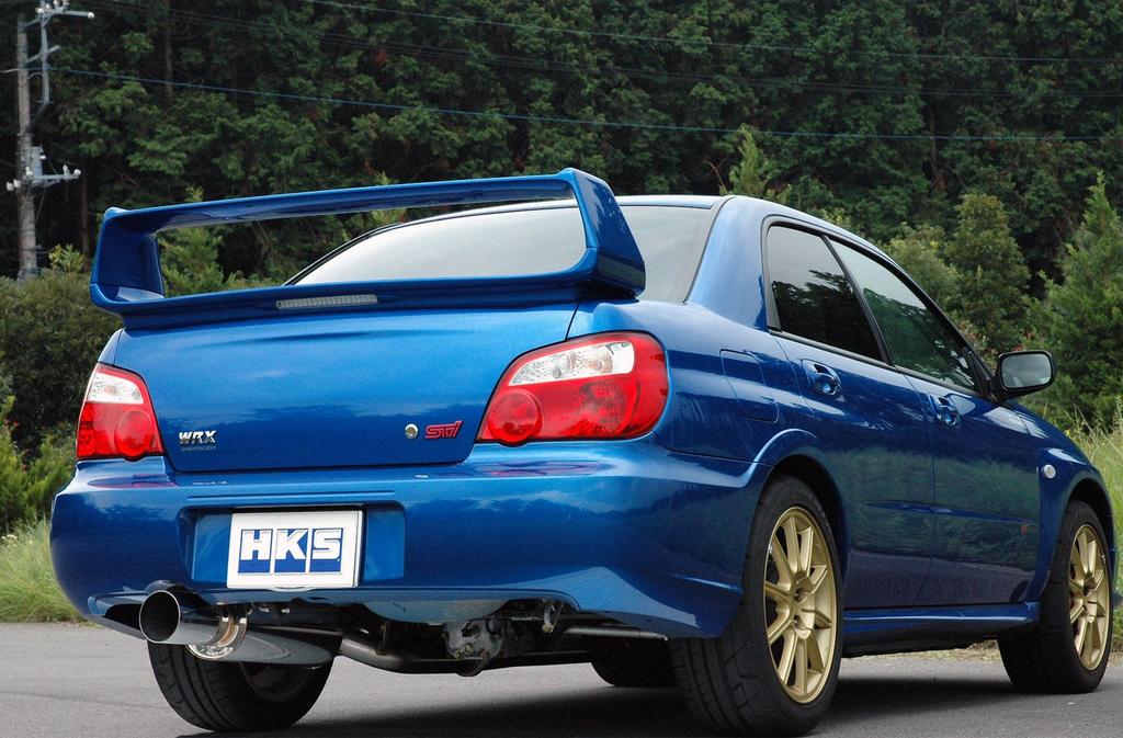 HKS Автомобильный спортивный глушитель Тихий Высокая мощность Subaru Impreza GDB Соответствует требованиям техосмотра Детали системы впуска и выпуска 31019-AF015
