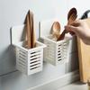 Multi Purpose Wall Mounted Plastic Chopstick Holder for Kitchen Storage