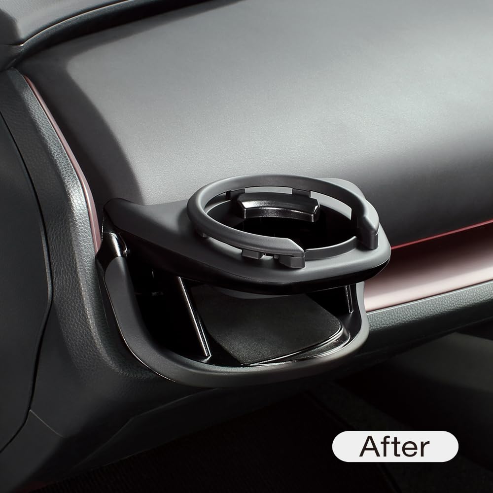 Tsuchiya Yac Product Toyota 60 Series Prius Exclusive Air Conditioner Drink Holder for Passenger Seat Black Vehicle-specific SY-P17