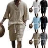 Casual Sweater Suit Men's Summer Loose Short-sleeved T-shirt Shorts