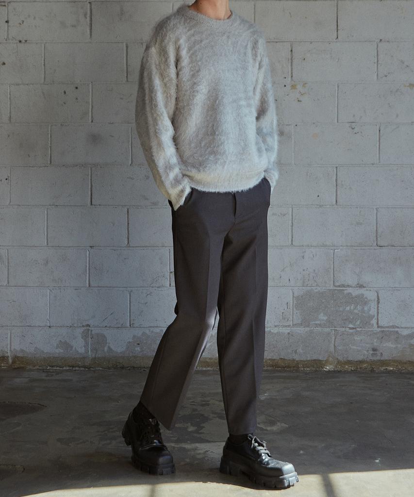 NODU Simple Slacks [Charcoal]