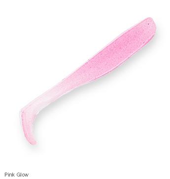Zman Мягкая приманка Slim SwimZ 3 дюйма, 6 шт. в упаковке, розовое свечение (1567)