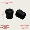 5pcs Black&White DIY Shelf Water Tube Joint I.D 18/19/22mm Tent Fixed Connector Tee