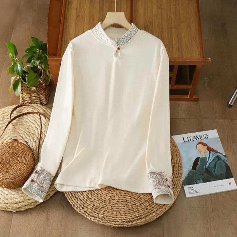 Топы для женщин Пуловер Длинный рукав Круглый вырез Осень Зима Теплый Эластичный Оверсайз Утолщенный Топ