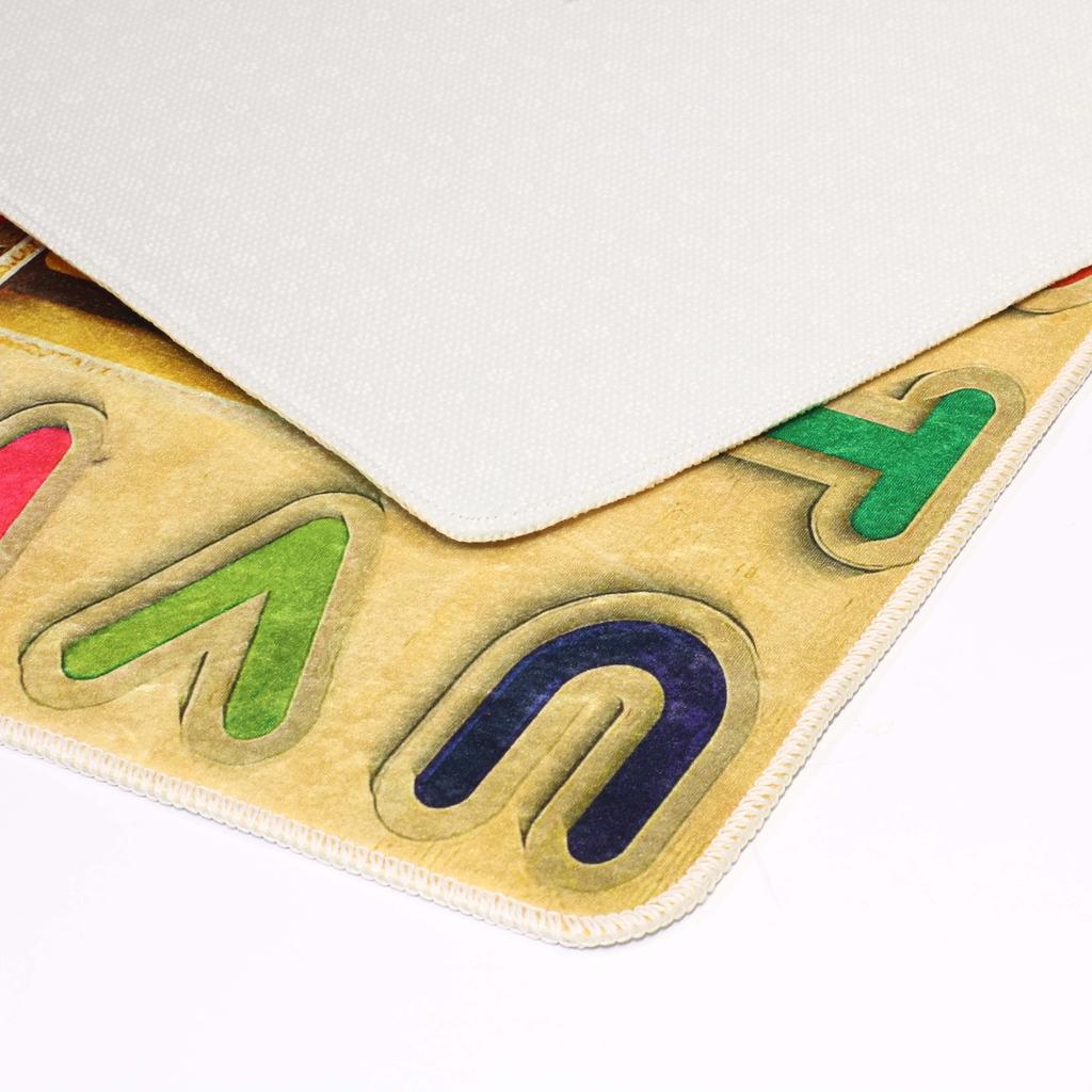 Children's Bedroom Rug 120x160 Cm Polyester Alpha Number