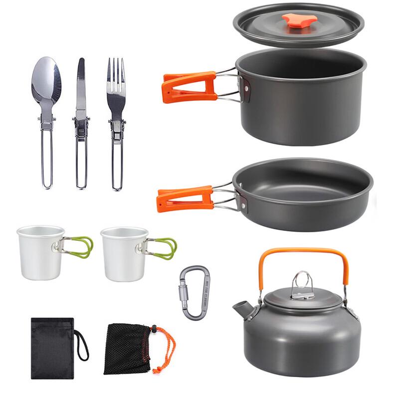 Hiker Outdoor Camping Cookware Teapot Set